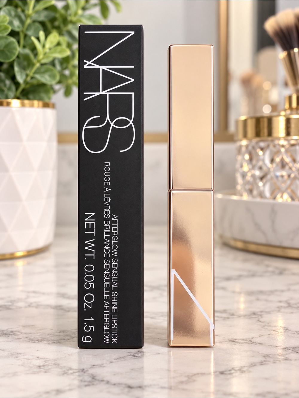 NARS Afterglow Sensual Shine Lipstick Wild Ride 227 Burgundy Red NEW
